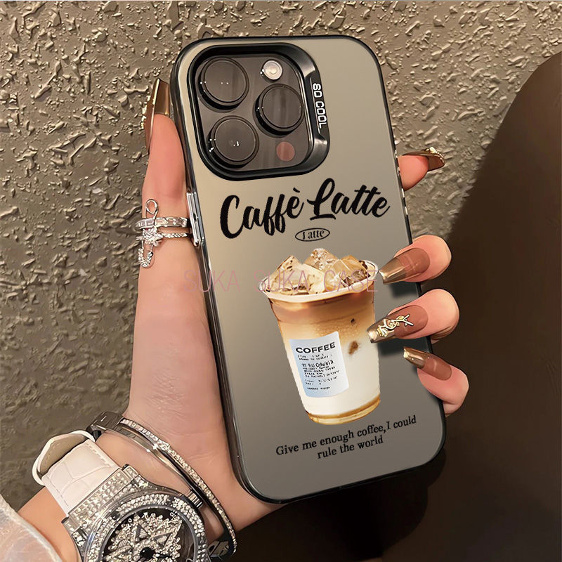 VIVO coffee case series สําหรับ Vivo Y20 Y28 Y17s Y15 Y12s Y22 Y11 Y17 Y12 Y15s Y36 Y16 Y35 Y22s V29