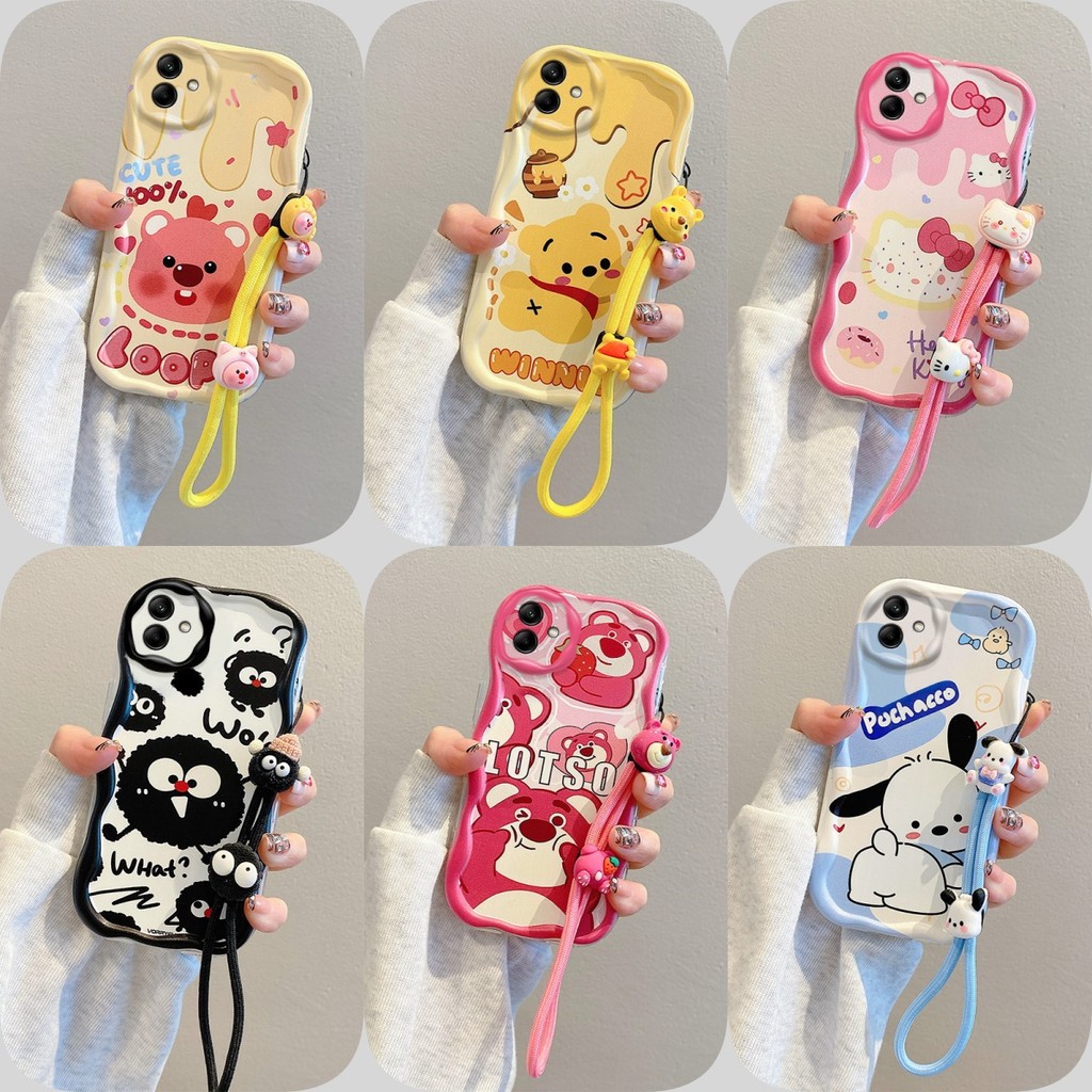เคส SAMSUNG A06 A05 A04 A03 สไตล์อนิเมะป้องกันการตก เคสซิลิโคนอ่อนนุ่ม TYMR2
