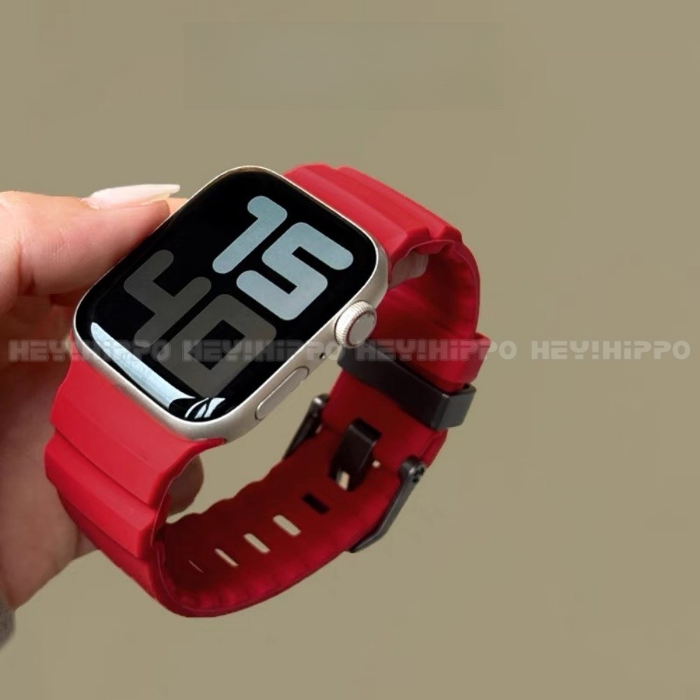 Wild Path Sports สายซิลิโคนเหมาะสําหรับ Smart Watch Series 10/9/8/7/6/5/SE/4/3/2/1 เหมาะสําหรับ IWatch49/46/45/44/42/41/40/38 มม.