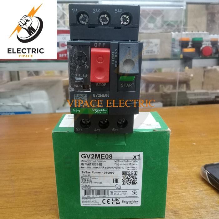 Gv2me08 Schneider ต้นฉบับ