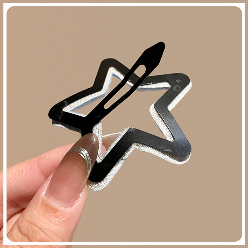 กิ๊บ BB ขนนุ่ม กิ๊บติดผมรูปดาวห้าแฉก กิ๊บติดผมสีลูกกวาด กิ๊บติดผมรูปสาวน้อยน่ารักสดใส - รูปที่ 6