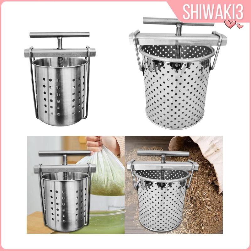 [ชิวากิ3] คู่มือคั้นน้ําผลไม้กดบาร์เรลน้ําผึ้งกดดูดฐานมั่นคงเครื่องมือในครัวเรือน304สแตนเลสสําหรับห้องครัวกลางแจ้งบ้าน