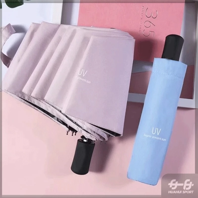 NEW! ร่มกันแดด ร่มกันฝน พับเก็บได้ ร่มพกพาสะดวกในการพกพา กันฝน กันแดด กันแสงUV 3 ตอน thumbnail 10