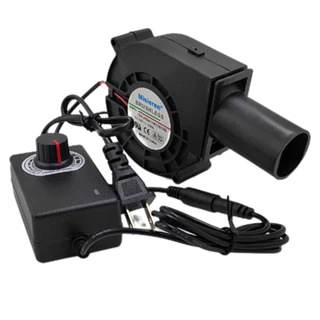 monqiqi พัดลมหอยโข่ง 12V DC ปรับได้ เทอร์โบ ลมแรง พัดลมระบายอากาศ พัดลมเทอร์โบ พัดลมก้นหอย พัดลมเป่าเตา เครื่องเป่าลม