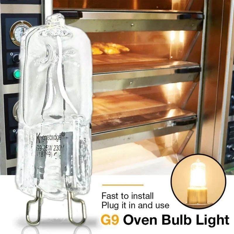 G9 220-240V 25W 40W 60W แบบพกพา Warm White หลอดฮาโลเจนหลอดไฟ 3000-3500K Globe 230V แคปซูลหลอดไฟใส