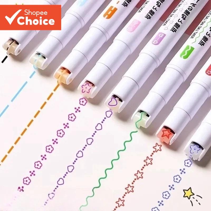 Creative DIY Lace Stamp Roller Pen Kit – เครื่องเขียนน่ารัก 6 สีสําหรับ Crafting & Gift Decor,stamp 