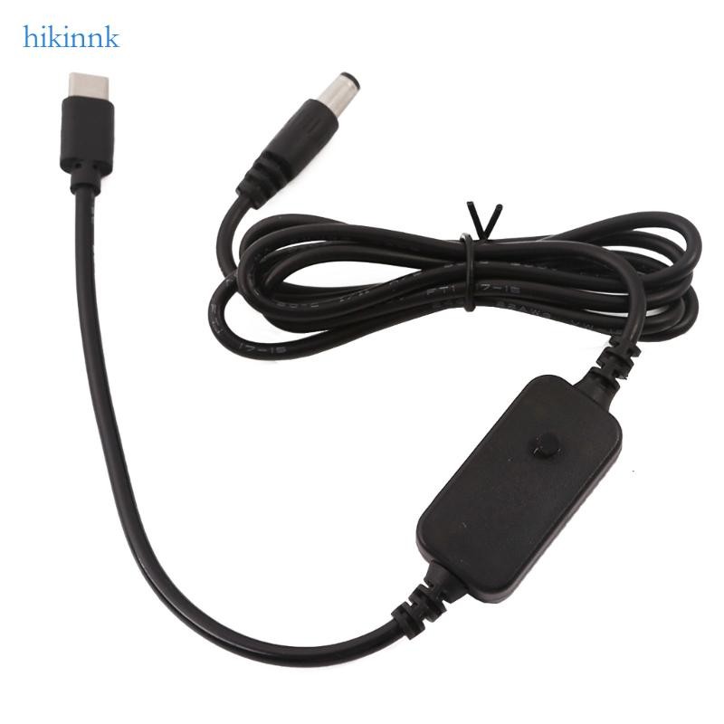 HIKI Type C ถึง 5521 สายปรับแรงดันไฟฟ้าสําหรับเราเตอร์กล้องของเล่น LED Electronics