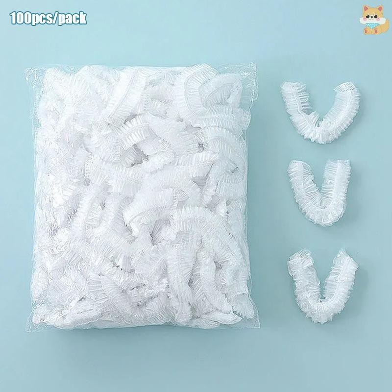 [VI] 100 ฝาครอบเก็บอาหารแบบใช้ซ้ําได้เก็บสดแผ่นห่อพลาสติกยึดฟิล์ม TH