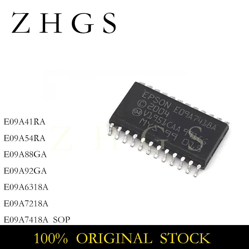 1-5PCS E09A7418A E09A7218A E09A6318A E09A92GA E09A88GA E09A54RA E09A41RA SOP-24 เครื่องพิมพ์ชิปไดร์เ