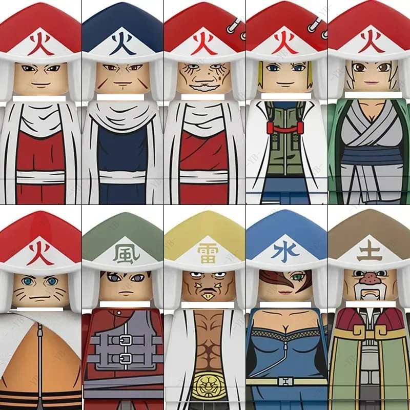 เด็กประกอบของเล่น Naruto Uzumaki บล็อกตัวต่อตัวเลขนาโน Ninjago โมเดลอะนิเมะ