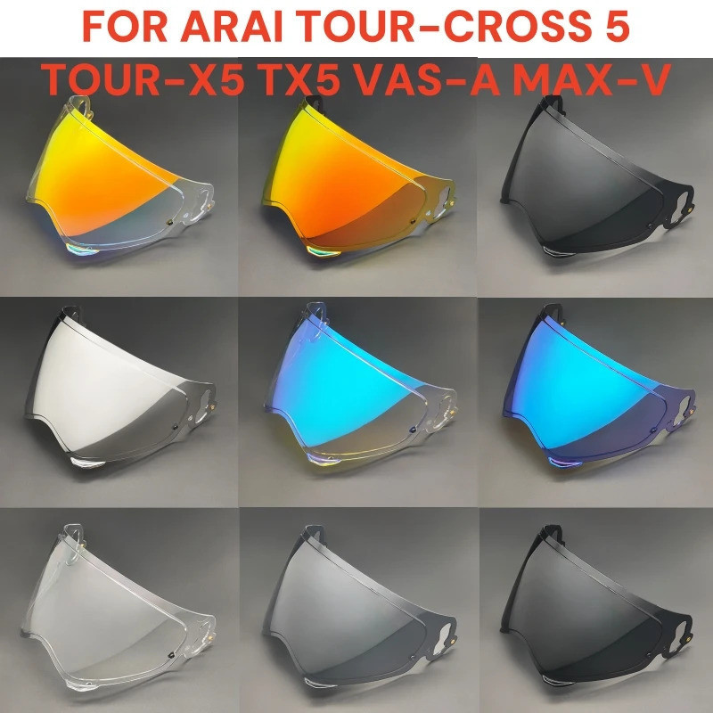 หมวกกันน็อคบังแดดสำหรับ ARAI TOUR-X5 TOUR X5 TX5 VAS-A XD-5 MAX-V MAX V TOUR-CROSS V TOUR CROSS 5 แว่นตาเลนส์มิก้า