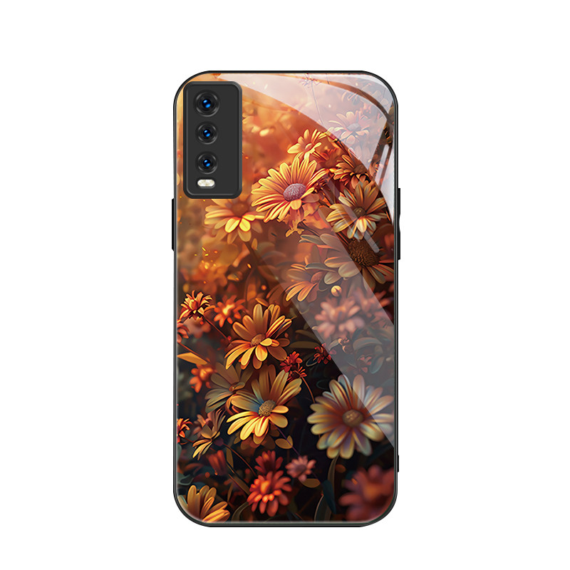 สําหรับ Vivo Y20&Vivo Y20i&Vivo Y20S&Vivo Y11s , ดอกทานตะวัน, บุคลิกภาพอินเทรนด์, เคสป้องกันโทรศัพท์
