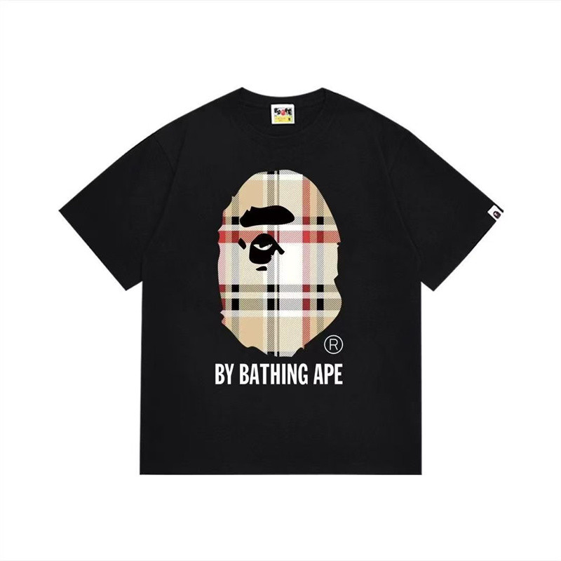 เสื้อยืดผ้าฝ้ายแฟชั่นสำหรับชายและหญิง ลายพิมพ์เฉพาะ สไตล์หลวมๆ