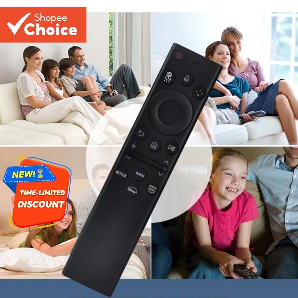Voice Universal Remote สําหรับทีวี Samsung QLED 4K 8K Crystal Series TM2280E สมาร์ททีวี BN59-01385D