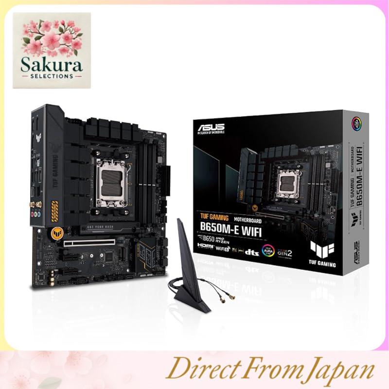 ASUS TUF GAMING B650M-E WIFI microATX Motherboard compatible with AMD Ryzen 7000 Series AM5 / Author