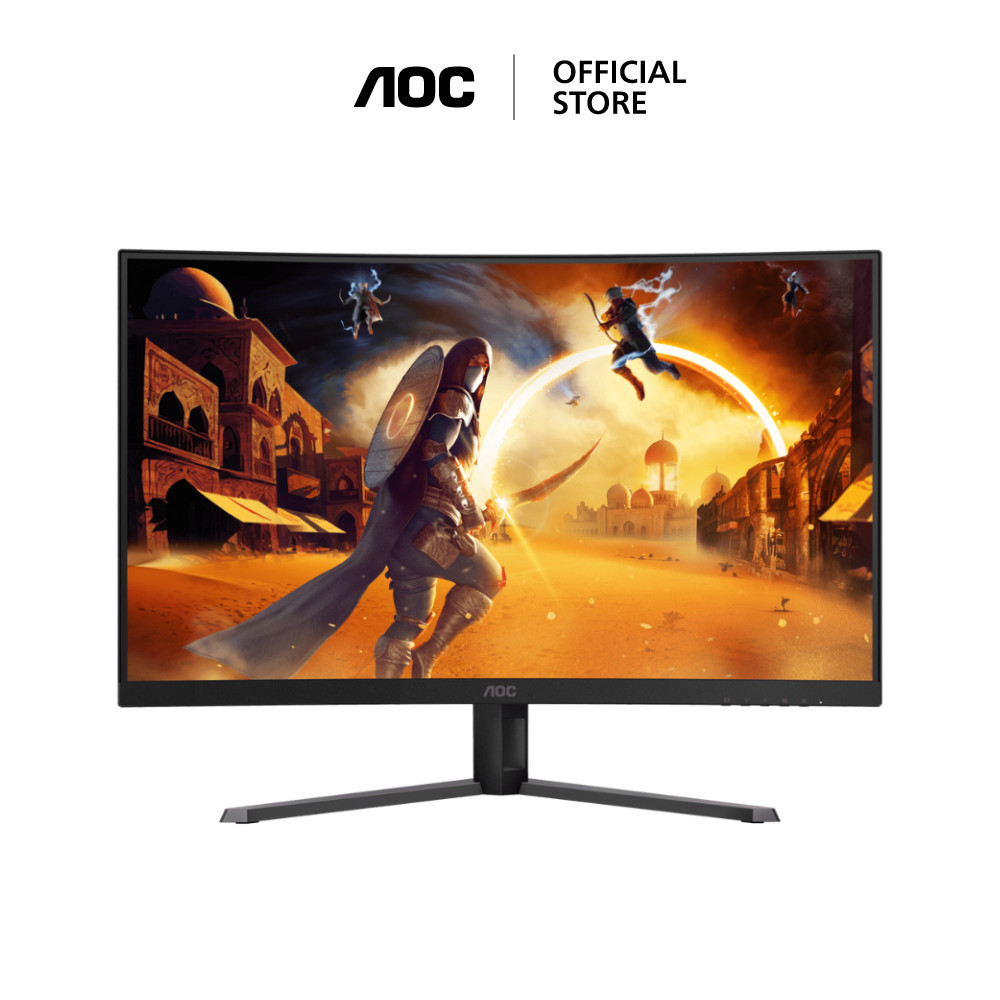 AOC CQ32G4E GAMING MONITOR (เกมมิ่งมอนิเตอร์) 31.5" VA 2K 180Hz 0.5MS Curved