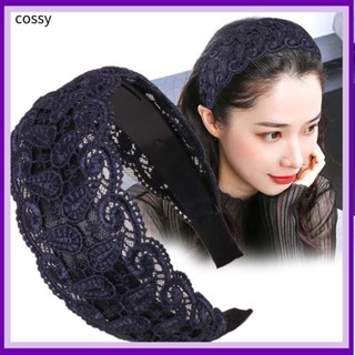 COSSY เกาหลี Head Wrap ดอกไม้อินเทรนด์หวานสําหรับสาวกว้างด้า…