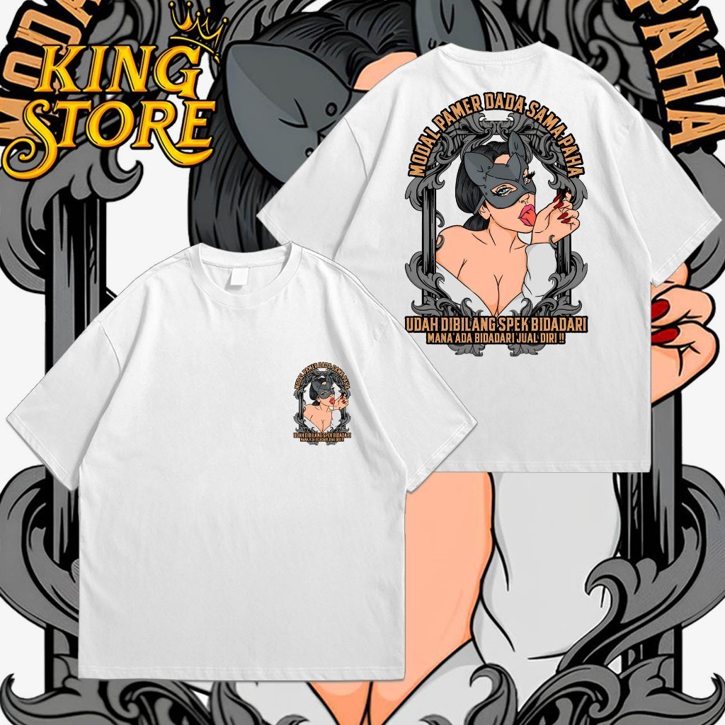 เสื้อยืด Pamer Mada Modal Word // Unisex Combed 30s เสื้อยืด Distro สําหรับผู้ชายและผู้หญิง