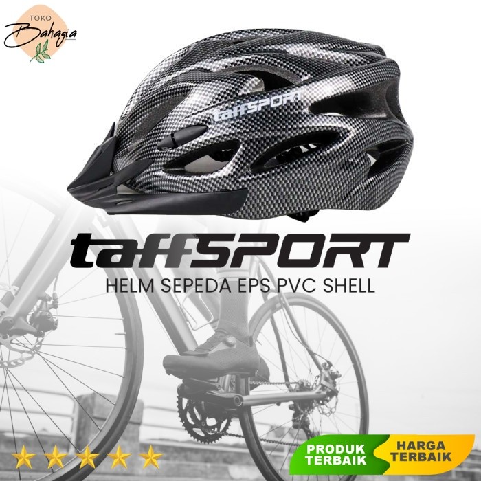 หมวกกันน็อคจักรยาน EPS Foam PVC Shell - TaffiSPORT