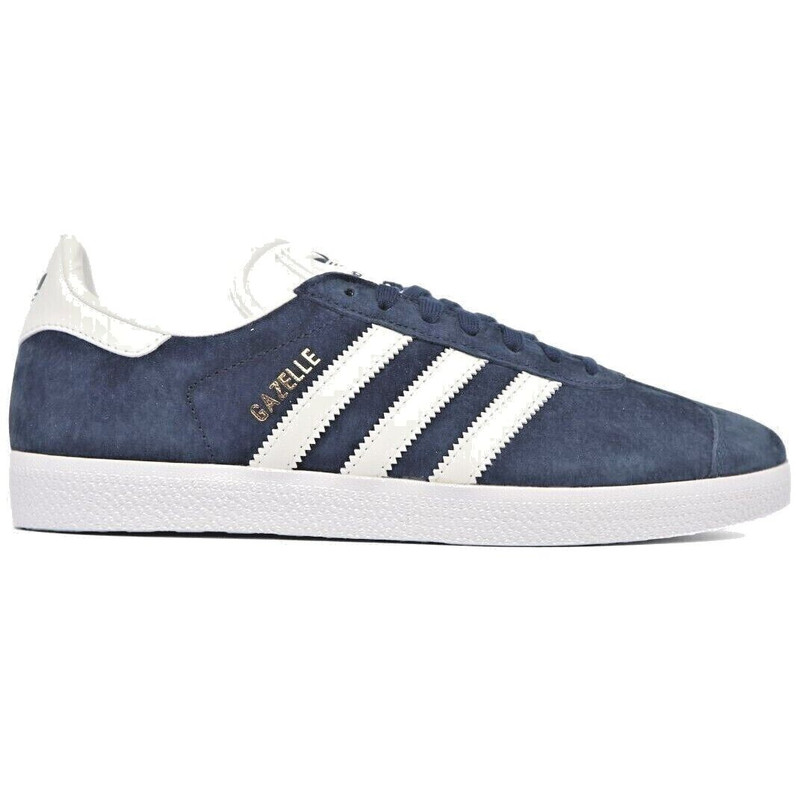 Adidas Gazelle Originals Mens Shoes Trainers Size 7 - 12  Navy / White  BB5478