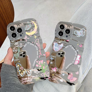เคสไอโฟน For iPhone 17 13 11 16 14 15 12 ProMax 7 8 Plus SE X XR XS Max 14 15 12 16 11 13 Pro ผีเสื้อ เคสโทรศัพท์มือถือ