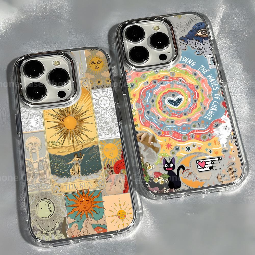 เคส For IPhone 11 13 Pro Max XR X XS 11PRO 15 Plus 15 12 14 16 Pro MAX 15Plus 6 7 8 7Plus 8Plus TPU การชุบ ซิลิโคนใสอ่อน