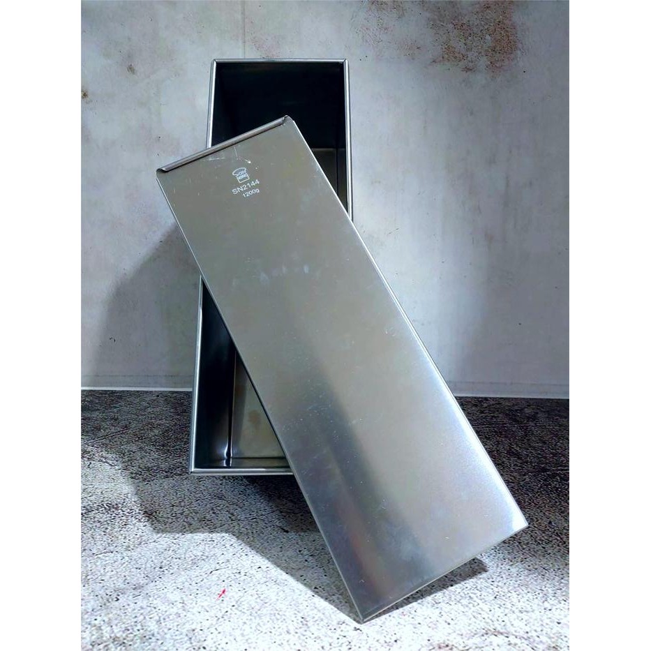 Sanneng SN2144 - กล่องขนมปังปิ้งพร้อมฝาปิด 1200gr / กระทะก้อน / กระทะขนมปัง 1200gr