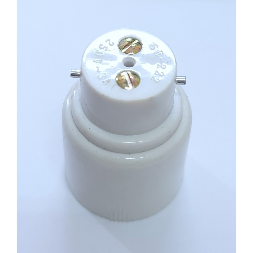 SFH B22 TO E27 Lampholder/Adaptor Pin ไปยังสกรูคุณภาพดี