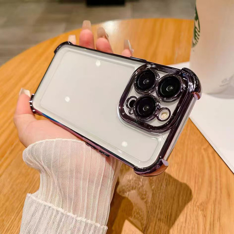 ปลอกสําหรับ OPPO RENO 4 5 5K 5Z 6Z 7Z 8 8Z 8T 10 11 12 13F PRO 4G 5G คุณภาพสูงป้องกันสี่มุม Anti Drop เคสโทรศัพท์ฝาครอบ - รูปที่ 5