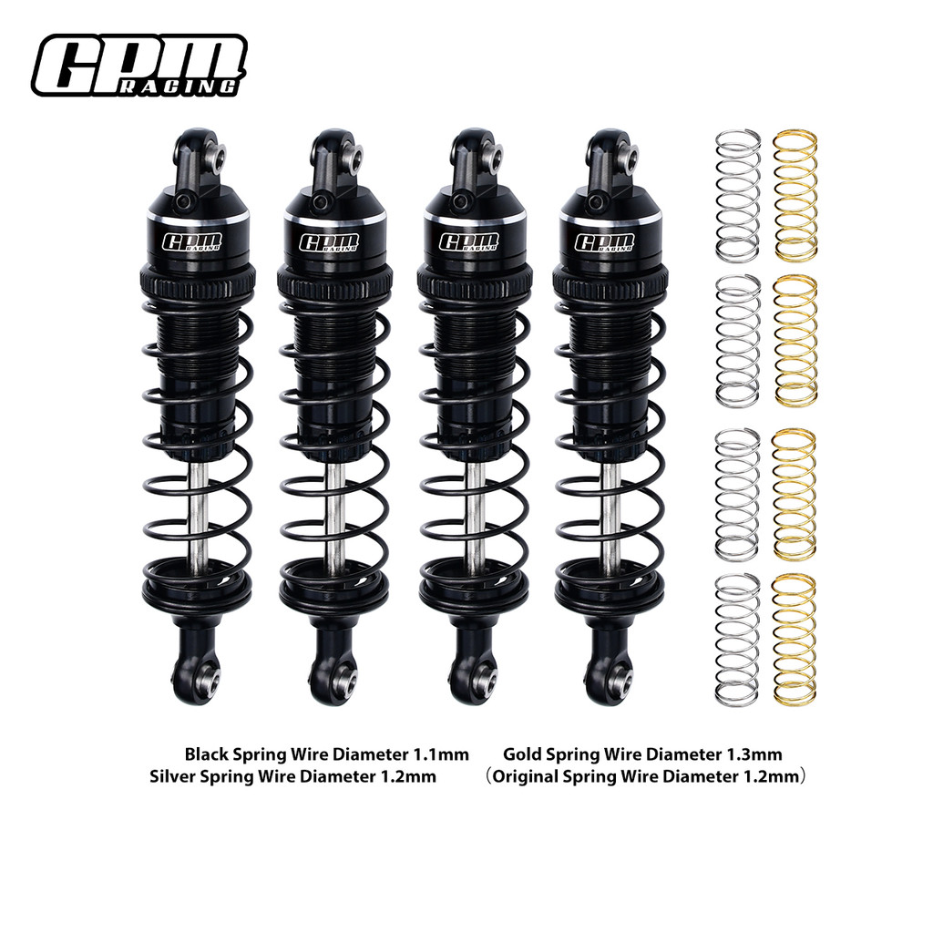 GPM Mini Maxx / Mini XRT-108076-1 TRAXXAS สําหรับ 6061 ALLOY FRONT AND REAR ADJUSTABLE SPRING SHOCK 