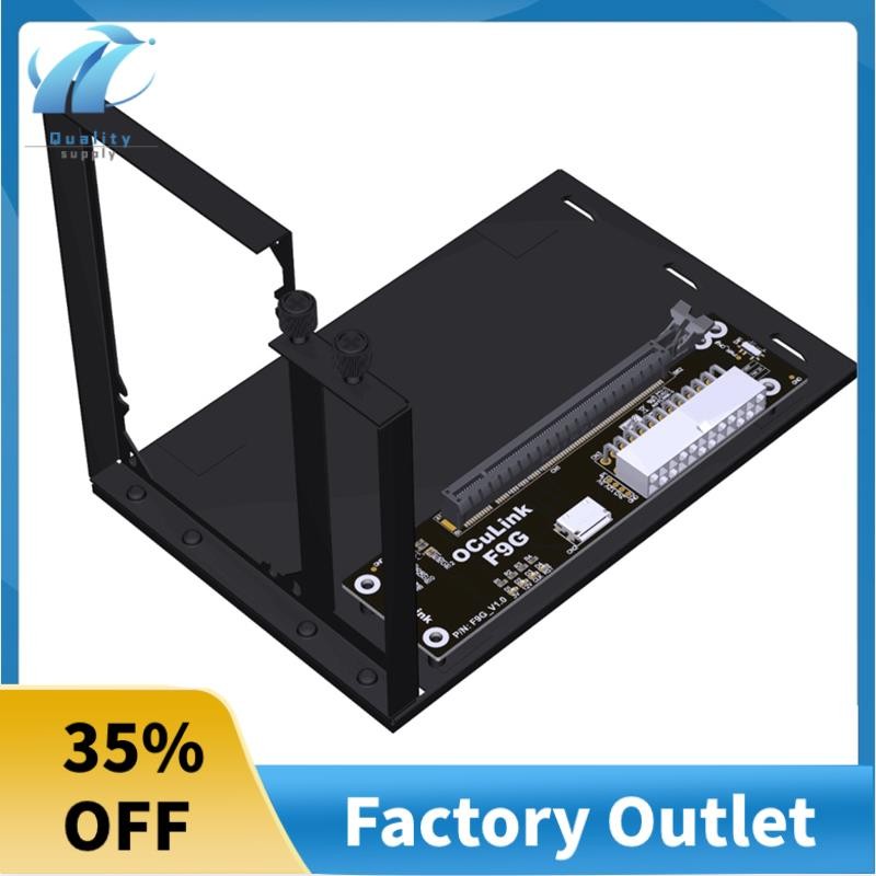 F9G-BK7 EGPU OcuLink GPU Dock PCIe4.0 X4 โน้ตบุ๊คแล็ปท็อปภายนอกกราฟิกการ์ด M.2 OcuLink to PCIE X16 อ