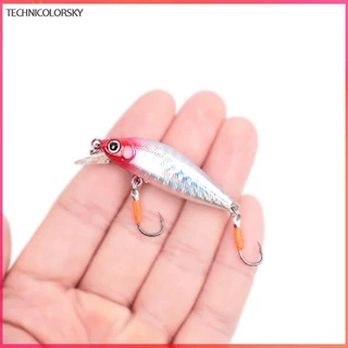 Technicolorsky 3.3G Micro-Object Trembling และ Sinking ขนาดเล็ก Mino ตกปลา Bass ปาก Cocky น้ําจืด Luya เหยื่อปลอม TSY