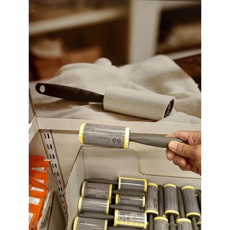 IKEAshopping IKEA  bastis ลูกกลิ้ง เก็บขนและฝุ่นบนเสื้อผ้า และรีฟิล,แปรงดูดขน,ลูกลิ้งดูดขน,เบสติส