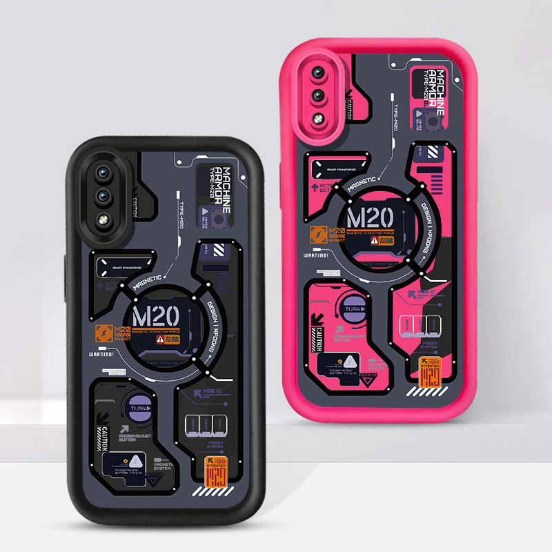 Mechanical Circuit Boardเคสโทรศัพท์สําหรับSamsungGalaxy A02 M02 A02S M02S A03 Core A04 A05 A10 M10 A10S A11 M11 A12 กันกระแทกSoft TPUปกหลังปลอก
