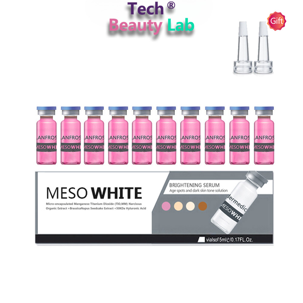 ชุดแต่งหน้าเกาหลี 10 ชิ้น/เซ็ต 5ml Meso White BB Glow Foundation Pink Blush Natural Nude คอนซีลเลอร์