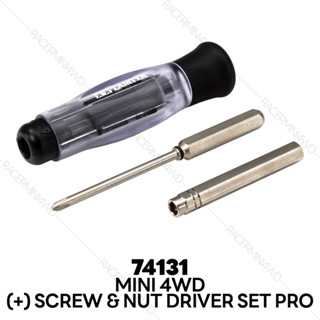 TAMIYA 74131 Mini 4WD (+) Screw & Nut Driver Set PRO