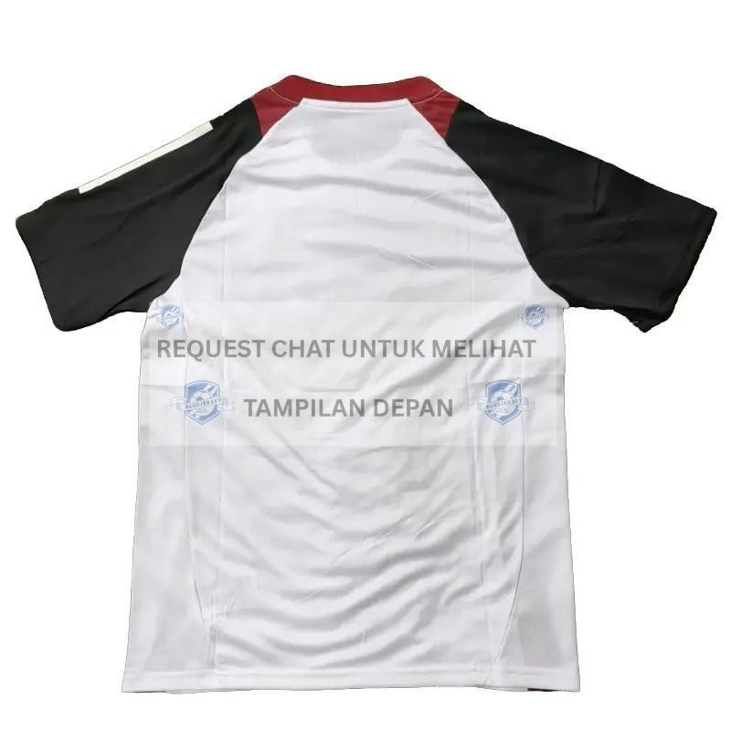 MENS FOOTBALL JERSEY TRAINING PREMATCH สีขาว TEZOS 2024/2025 FANS VERSION