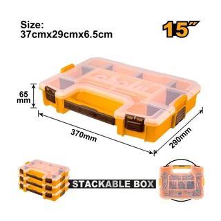 EMTOP กล่องใสเครื่องมือ 12 นิ้ว รุ่น EPBX1211 / 15 นิ้ว รุ่น EPBX1511 ( Plastic Organizer )