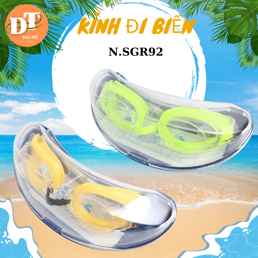 แว่นตาว่ายน้ํา SGR92 สําหรับผู้ใหญ่และเด็กพร้อมบรรจุภัณฑ์สีสันสดใสคุณภาพ - DT Stationery