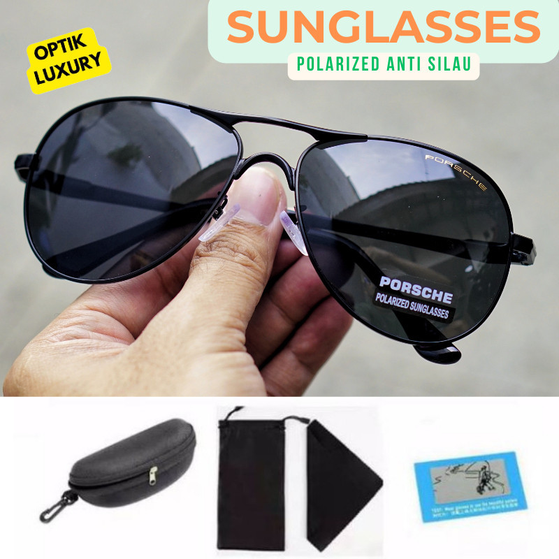 แว่นกันแดดโพลาไรซ์ UV400 ป้องกันแสงสะท้อนสําหรับผู้ชายและผู้หญิงหรูหราสําหรับกิจกรรมกลางแจ้ง - รุ่น 