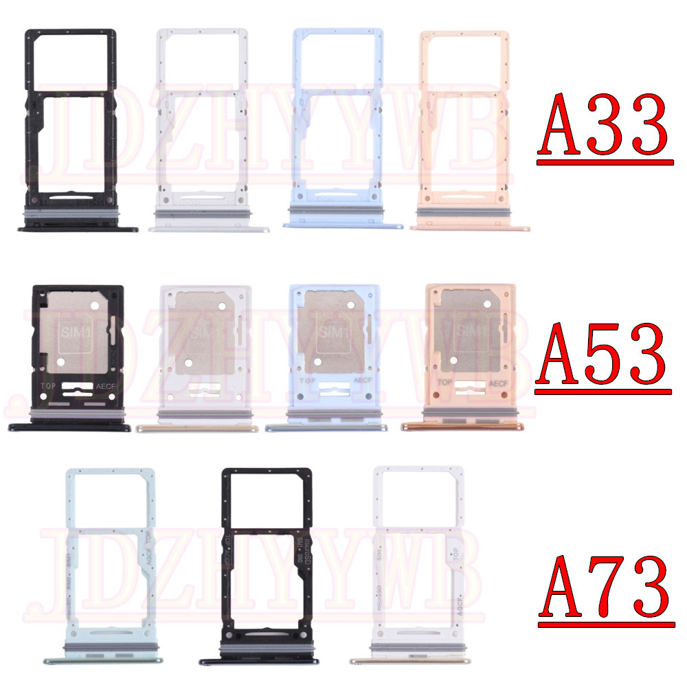 SAMSUNG Dual ชิปเดี่ยวซิมการ์ดถาดสําหรับSamsung Galaxy A33 A336B A336U A53 A536B A536U A73 A736Bโทรศ