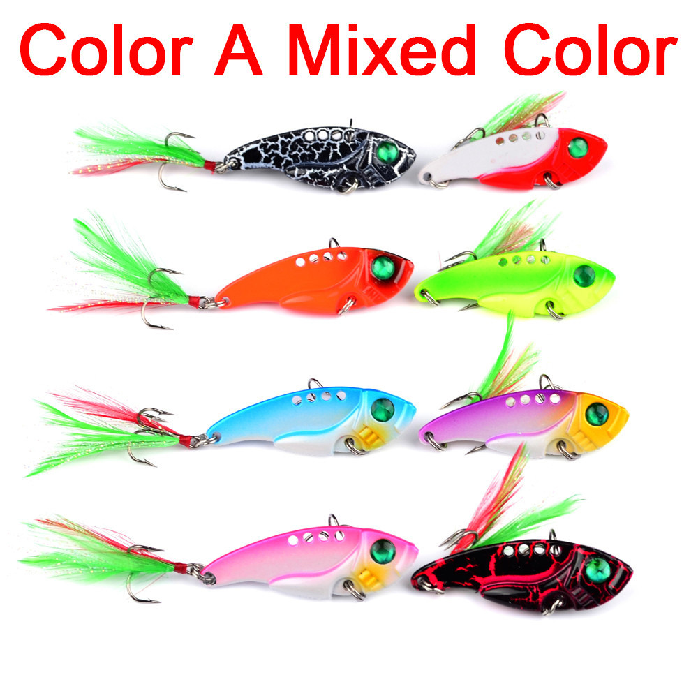 F73 ตกปลา ปลาปลอม เหยื่อเรืองแสง 3D ตาปลา สีสันสดใส ​เหยื่อ VIB ลื่นเร็ว ราคา ถูกที่สุด ดีลบีเคเค แกลเลอรีภาพที่ 2