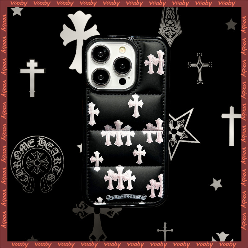 คลาสสิก Cross Patch ป้ายลงเสื้อ Hard Shell เคสโทรศัพท์เหมาะสําหรับ IPhone17 AIR 17P 16 16P 16PM 16P 