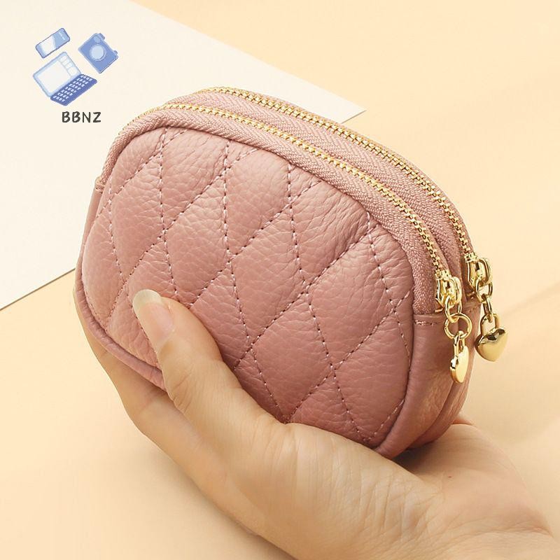 [BBNZ]กระเป๋าใส่เหรียญซิปตารางเพชรลําลองแฟชั่นใหม่สําหรับกระเป๋าบัตรขนาดเล็กของผู้หญิง อีออน