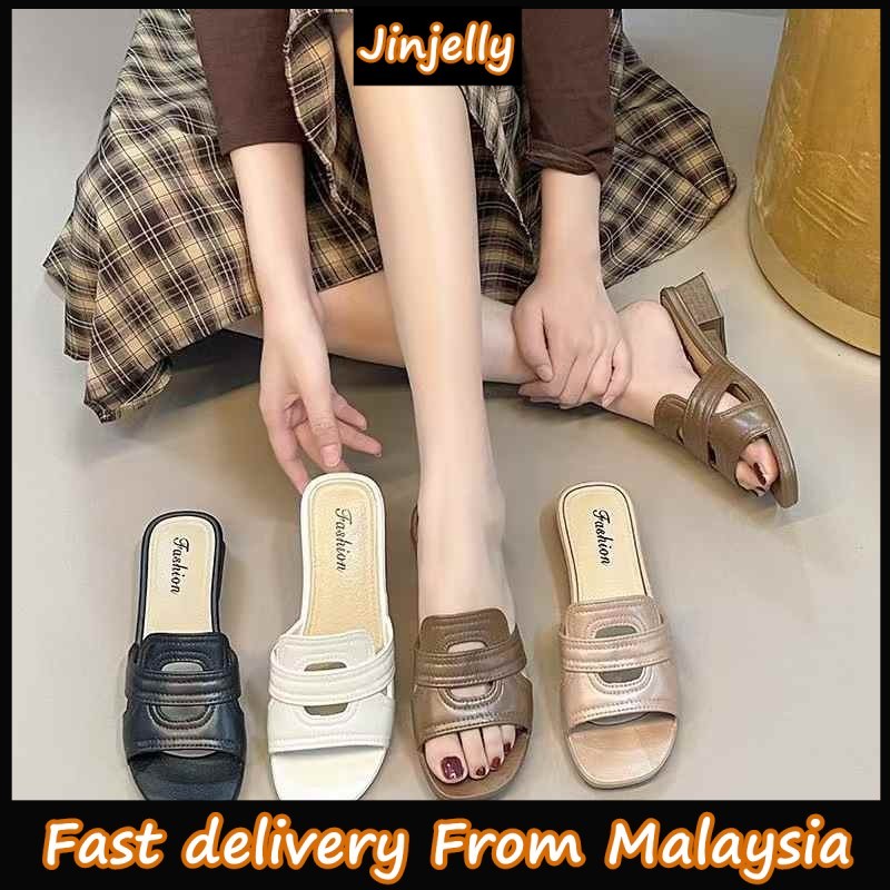 รองเท้าผู้หญิง Kasut Kerja Wanita Heel Sandal Low Heel (LXS-2588)