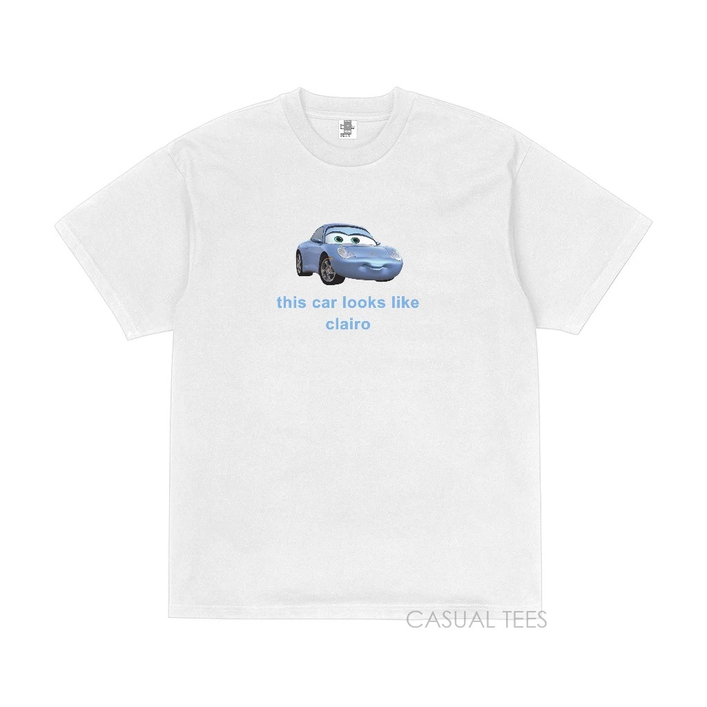 Clairo This Car Looking Like Clairo เสื้อยืดสําหรับผู้ชายและผู้หญิง