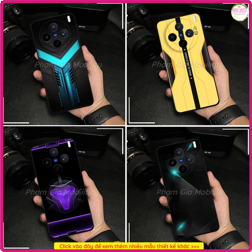 เคส Vivo X200S X200 S สีดํา ยืดหยุ่น พิมพ์ลายเทคโนโลยี เล่นเกม...มีรูปแบบใหม่และคมชัดมากมาย