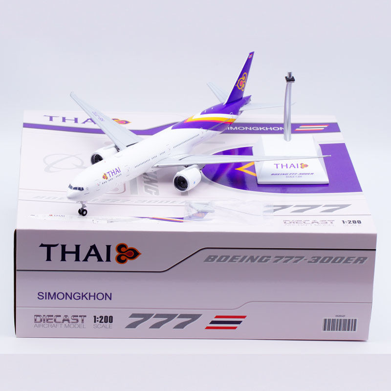 Jcwings 1: 200 เครื่องบินวัสดุโลหะผสมรุ่น Thai Air B777-300ER HS-TTC
