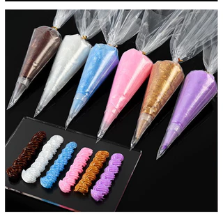 วิปปิ้งครีมไข่มุก 50g กาวครีมใช้ทำงานฝีมือ DIY และของตกแต่ง แถมหัวบีบฟรี