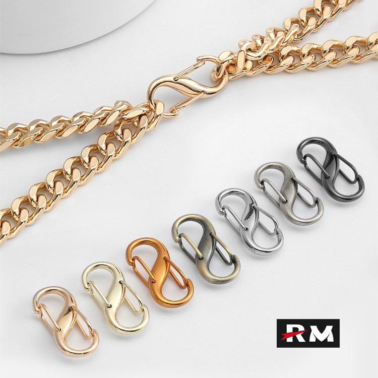 [9 สีใหม่] Cf Bag Chain Adjustment Buckle อุปกรณ์ฮาร์ดแวร์กระเป๋าเดินทาง 19woc Chain Bag Shortening Spring Buckle Diy สายคล้องไหล่ปรับความยาวกระเป๋าเดินทางเชื่อมต่อหัวเข็มขัด